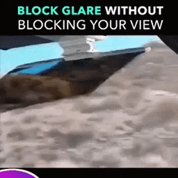 Car Day and Night Anti-Glare Visor Protect from Sun Light and High Beam light Blindness